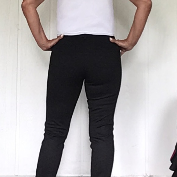 ANDREW MARC PONTE STRETCH PANTS CHARCOAL SIZE 2 - Picture 4 of 15